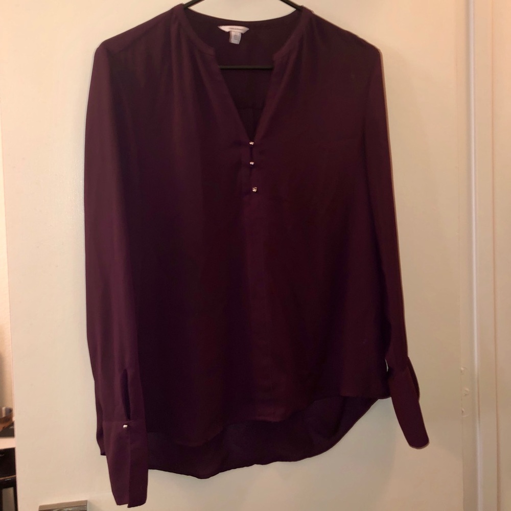 Calvin Klein Plum Long Sleeve Shirt
